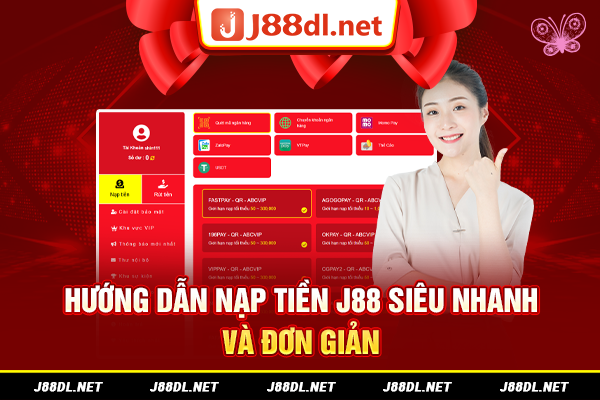 Hướng dẫn nạp tiền J88