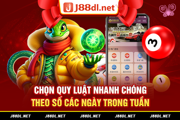 Chọn quy luật nhanh chóng theo số các ngày trong tuần