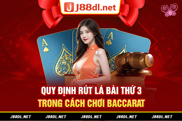 Quy định rút lá bài thứ 3 trong cách chơi baccarat